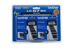 Brother LC57 Black Twin Pack