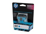 HP 02 Cyan Ink Cart C8771WA
