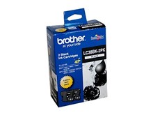 Brother LC38 Black Twin Pack